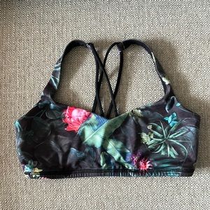 Lululemon Tropical Print Sports Bra